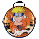 Bioworld Naruto Anime Character Group 16" Youth 5-Piece Backpack Set For School Or Travel With Lunch Tote Pencil Case Rubber Keychain Zipper Pull Carabiner