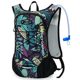 Lightweight Hydration Backpack, Running Backpack with 2L Water Bladder, Hydro Water Daypack for Cycling Hiking Rave for Men Women