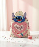 Loungefly Disney Lilo and Stitch Chef Stitch Angel Cake Mini Backpack Womens Sprinkles Hearts Bag