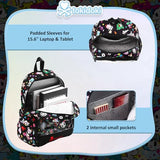 tokidoki Backpack with 4PCS Unicorno Brooch Pin Travel Backpack Casual Daypack for Outdoor (BPK_Denim Daze)