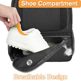 YOREPEK Soccer Backpack, Soccer Bag with Ball Holder and Shoe Compartment