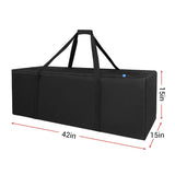 COOLBEBE 42" Sports Duffle Bag - 150L Extra Large Travel Duffel Luggage Bag with Upgrade Zipper, Sturdy & Water Resistant, Black