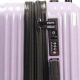 World Traveler Dejuno Tonal 28-Inch Polycarbonate Lightweight Hardside Expandable Spinner Luggage Suitcase with TSA Lock - Lavender