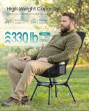 SONGMICS Lightweight Backpacking Chair, Adjustable Height, Steel Frame