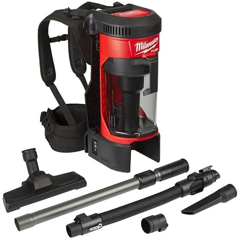 Milwaukee Silent Backpack Vacuum Cleaner Fuel M18 VER-0 - M18FBPV-0 | Backpacks4Less