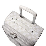Steve Madden Designer Luggage Collection - 3 Piece Softside Expandable Lightweight Spinner Suitcase Set - Travel Set includes 20 Inch Carry on, 24 Inch & 28-Inch Checked Suitcases (Chalet Light Grey)