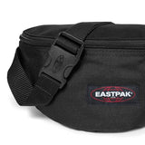 EASTPAK Springer – 2L Waistpack with Main & Back Zipped Compartments, Adjustable Belt, Lightweight Design, Black