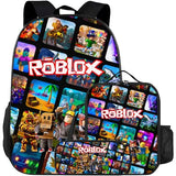 MIMLoweiss Game Backpack 3PCS Daypack Gaming Shoulder Bag Leisure Travel Adjustable Strap Backpacks 17.3in