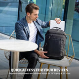 WITZMAN Travel Backpack for Men Fits 16 Inch Laptop Carry-on Bag