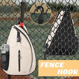 Ytonet Tennis Bag, Tennis Sling Backpack Crossbody for Men Women