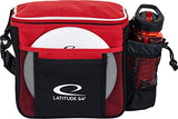 D·D DYNAMIC DISCS Latitude 64 Red Slim Disc Golf Bag | Introductory Disc Golf Bag | Great for Beginners and Casual Disc Golf Rounds | Lightweight and Durable Frisbee Golf Bag | 8-10 Disc Capacity
