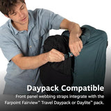 Osprey Farpoint Fairview 36L Wheeled Travel Pack - Carry On Luggage with Wheels - Rolling Backpack Travel Bag, Cascade/Torrent Blue