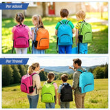 SIKEMAY 48 Pack Backpacks in Bulk, 17 Inches Basic Back Pack for Adult, Bulk Backpacks for Homeless Supplies Wholesale Backpack Lightweight Outdoor Travel Book Bags (8 Color)