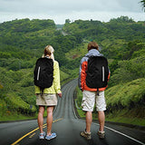 LAMA 2 Pack Waterproof Rain Cover for Backpack, Reflective Rucksack Rain Cover for Anti-Dust/Anti-Theft/Bicycling/Hiking/Camping/Traveling, M Size (for 30L-40L Backpack), 2 Pcs Black