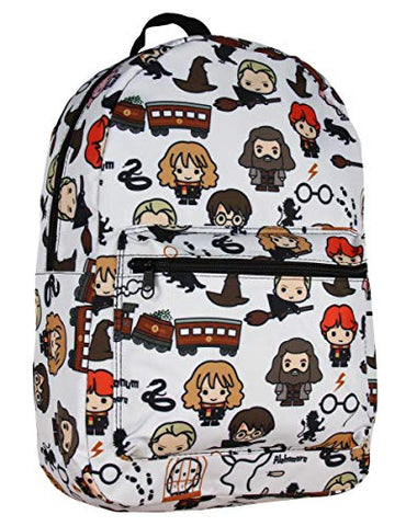 Harry Potter Laptop Backpack Chibi Characters Art Sublimated Bag 17"
