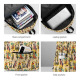 Droerfes Western Backpack School Bag Lightweight Bookbag Laptop Travel Daypack For Kids Girls Boys Teens