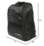 Athletico Youth Baseball Bag - Bat Backpack for Baseball, T-Ball & Softball Equipment & Gear | Holds Bat, Helmet, Glove | Fence Hook (Black)