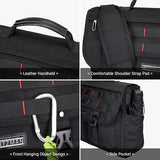 WITZMAN Messenger Bag for Men Nylon Large Laptop Bag Fits 15.6 Inch