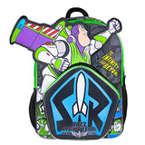 Bioworld Toy Story Buzz Lightyear Die Cut 3D Character Design 16" Backpack
