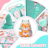 Meetbelify Kids School Backpacks for Girls Backpack with Lunch Bag for Elmentary Students Kids Travel Bookbag for Girls Age 6-12