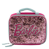 AI ACCESSORY INNOVATIONS Barbie 4 Piece Backpack Set, Sparkle & Shine with this Magic Flip Sequin School Bag for Girls with Zip Front Pocket, Pink