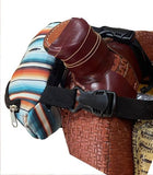 Showman Southwest Print Insulated Nylon Saddle Pouch