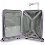 World Traveler Dejuno Smart 20-Inch Carry-On Luggage with USB Ports - Lavender