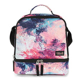 Tilami Lunch Bags Insulated Adjustable Strap Zipper, Water-Resistant Cooler Bags, Bento Bags for Kids Toddlers, Pink