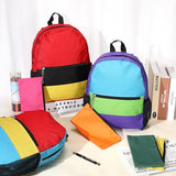 Cholemy 12 Pack 14" Kids Backpack Bulk for School with Pencil Pouch, Back to School Supplies for Classroom Donation (Stylish Color)