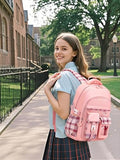 PRLINJSK Girls Backpack,Cute School Backpack for Girls Kids Teens