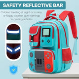 Beaulyn Gamer Boys Backpack,17.3″School Backpack for Boys Kids,Muti-Pockets Travel Bookbag for Elementary & Middle School Student Ages 6-14