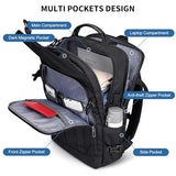 WITZMAN Travel Laptop Backpack for Men Fits 16 inch Laptop