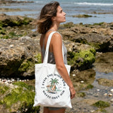AgriFusion Tech "Even The Wind And Waves Obey Him Christian Beach Tote Bag
