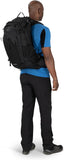 Osprey Manta 34L Men's Hiking Backpack with Hydraulics Reservoir, Black - backpacks4less.com