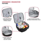 SwissGear 3999 Insulated Lunch Bag, Black/Red