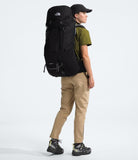 The North Face Terra 65 Backpack - Unisex Hiking Pack, Cinch-Top Opening with Zipper, Pole & Ice Axe Attachments, TNF Black/Asphalt Grey-NPF, Small/Medium