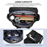 WITZMAN Messenger Bag for Men Nylon Large Laptop Bag Fits 15.6 Inch
