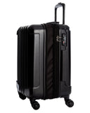 Genius Pack Expandable Hardside Carry On Luggage 22x14x9 Airline Approved Rolling Suitcase with Double Spinner Wheels, Ultra Light 21-Inch (Jet Black)