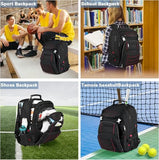 SINVICKO 18.4 Laptop Backpack for Men, Extra Large Gaming Backbag, TSA Friendly Big Capacity Heavy Duty Travel Computer Bag RFID Anti-theft Pocket Backbag,21.2 * 15.5 * 11.5inch Red