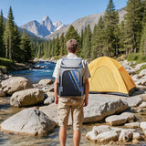Maelstrom Backpack Cooler,36 Can Cooler Backpack,Soft Cooler Bag Insulated Leakproof,Lightweight Ice Chest Backpack,Travel Cooler Lunch Backpack for Camping,Hiking,Beach(Grey)