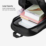 Heavy Duty Mesh Backpack, See Through College Backpack, Reflective Design