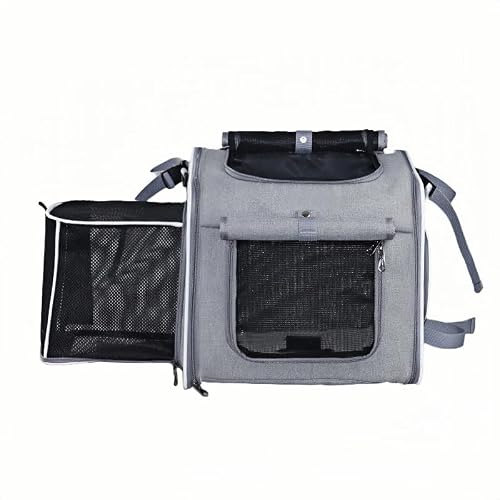 Kexudar Expandable & Foldable Pet Backpack for OBED Boundary GVR MMR 2024-2026, Portable Carrier Bag with Breathable Mesh for Bike Travel Blue