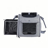 Kexudar Expandable & Foldable Pet Backpack for OBED Boundary GVR MMR 2024-2026, Portable Carrier Bag with Breathable Mesh for Bike Travel Blue