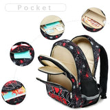 abshoo Cute Spider School Backpack For Boys Elementary Kindergarten Kids School Bag (Spider Black)