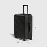 Away Carry-On and Medium Checked Luggage Set, Lightweight Hardside Suitcase with Spinner Wheels, 22 inch + 26 inch, Sea Green