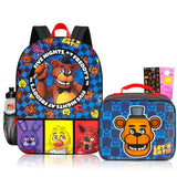 Five Nights at Freddy's Backpack with Lunchbox Set for School Bundle + More