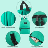 Trail maker Classic 17 inch Backpacks with Adjustable Padded Straps | School Backpacks for Girls, Boys (Aqua)