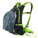 Outdoor Cycling Backpack, Bicycle Backpack, Water Bag Backpack, Mountain Hiking Backpack (Green, Single Backpack)