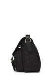 Gucci, Pre-loved Black GG Nylon Flap Messenger Small, Black