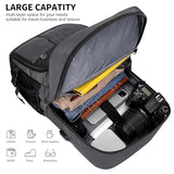 WITZMAN Carry on Travel Backpack for Men Women Laptop Backpack with USB Charging Port Airline Approved and Crossbody Bags Lightweight Casual Messenger Bag